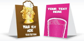 2.8 x 11 Table Tent Printing